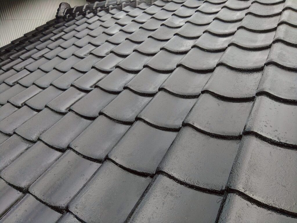 八女市　I様　車庫屋根塗装 (3)